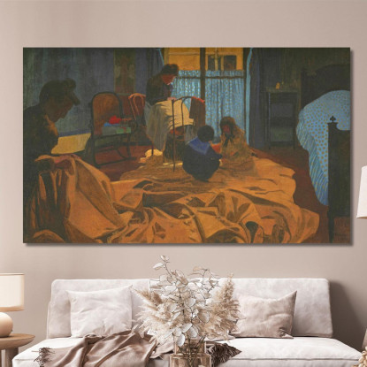 La Stanza Blu Della Lavandaia Félix Vallotton fvl57 quadro stampato su tela