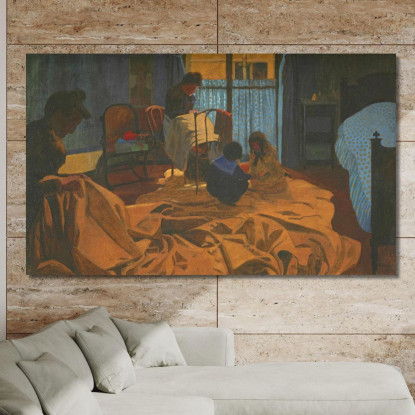 La Stanza Blu Della Lavandaia Félix Vallotton fvl57 quadro stampato su tela