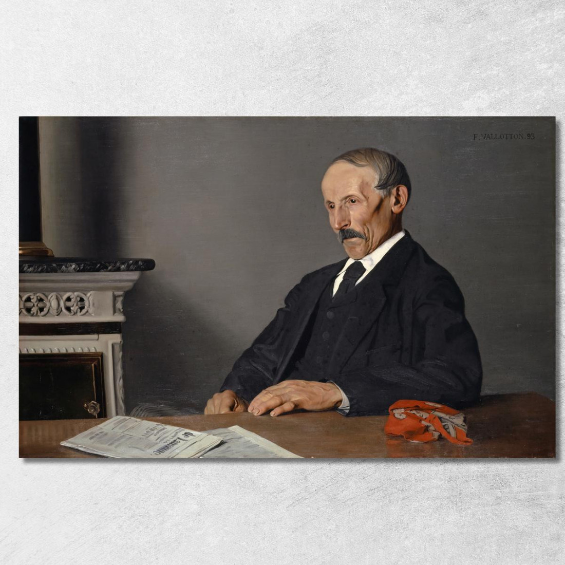 La Vecchia Portiera Félix Vallotton fvl58 quadro stampato su tela
