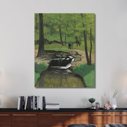 I Boschi Di Boulogne Félix Vallotton fvl67 quadro stampato su tela