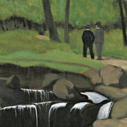 I Boschi Di Boulogne Félix Vallotton fvl67 quadro stampato su tela