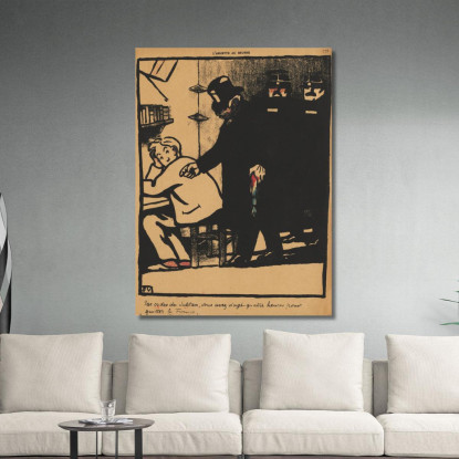 Crimini E Punizioni Per Ordine Del Sultano Félix Vallotton fvl75 quadro stampato su tela
