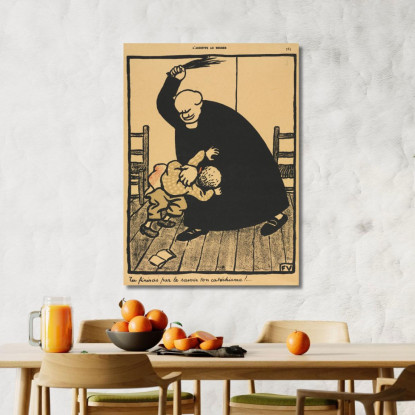 Crimini E Punizioni Imparerai Félix Vallotton fvl83 quadro stampato su tela