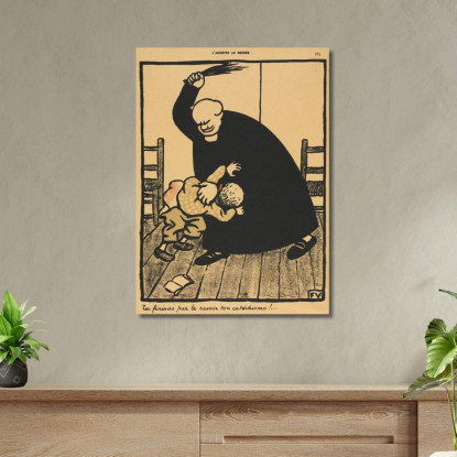 Crimini E Punizioni Imparerai Félix Vallotton fvl83 quadro stampato su tela
