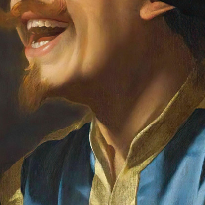 Un Violinista Che Ride Gerard van Honthorst gvh2 quadro stampato su tela