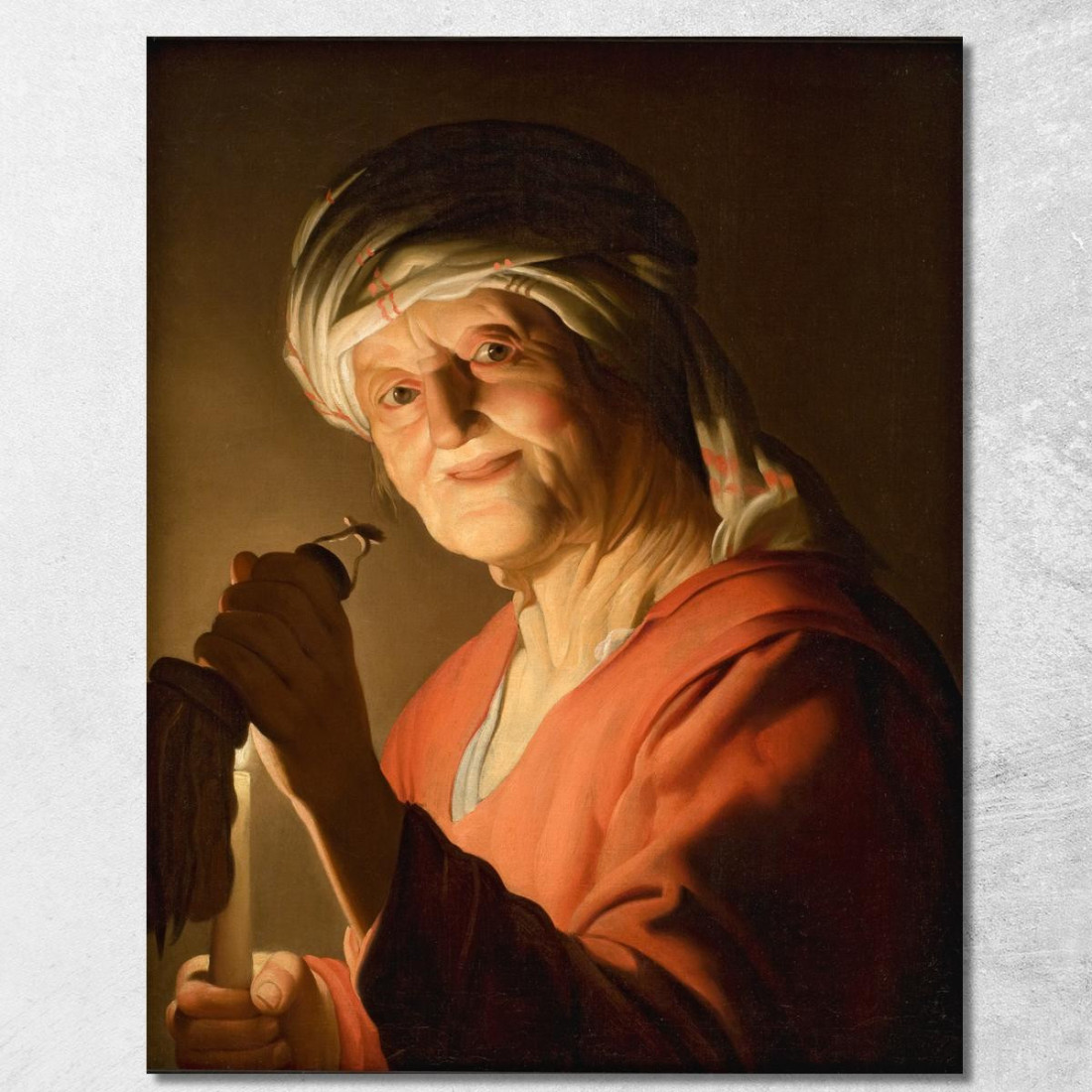 Un'Anziana Signora Gerard van Honthorst gvh10 quadro stampato su tela