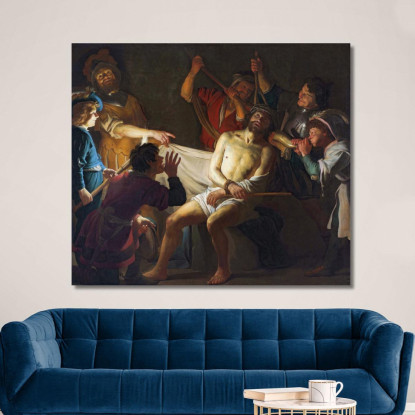 Cristo Coronato Di Spine 2 Gerard van Honthorst gvh13 quadro stampato su tela