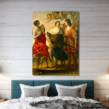 Meleagro E Atalante Gerard van Honthorst gvh26 quadro stampato su tela