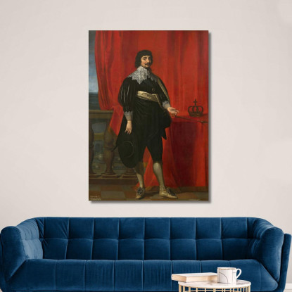Ritratto Di Federico V Re Di Boemia Gerard van Honthorst gvh35 quadro stampato su tela