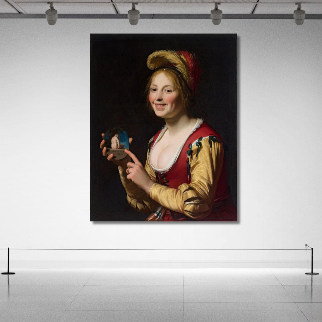 Quadro la lattaia di Vermeer su tela, riproduzione d'autore