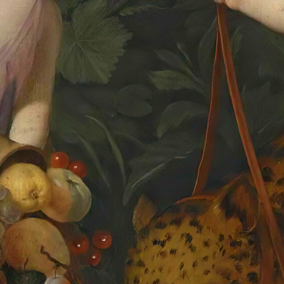 Tre Bambini Con Frutta E Un Giaguaro Gerard van Honthorst gvh58 quadro stampato su tela