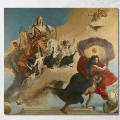 Giunone E Luna Giovanni Battista Tiepolo gbt21 quadro stampato su tela