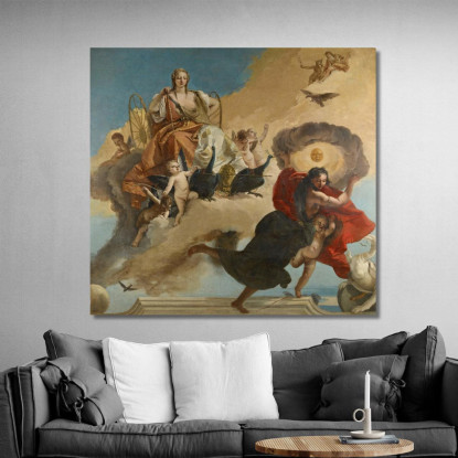 Giunone E Luna Giovanni Battista Tiepolo gbt21 quadro stampato su tela