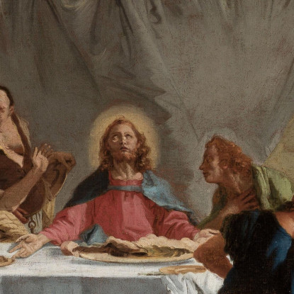 Ultima Cena Giovanni Battista Tiepolo gbt22 quadro stampato su tela