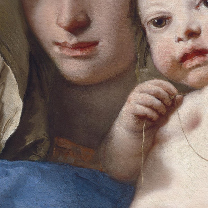 Madonna Del Cardellino Giovanni Battista Tiepolo gbt23 quadro stampato su tela