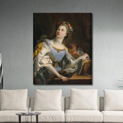 Santa Cecilia Giovanni Battista Tiepolo gbt29 quadro stampato su tela