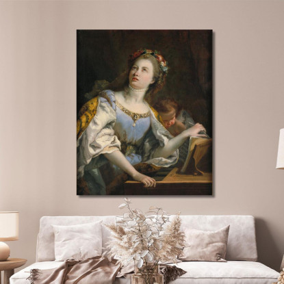 Santa Cecilia Giovanni Battista Tiepolo gbt29 quadro stampato su tela