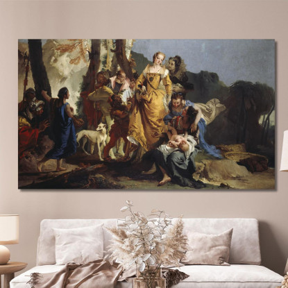 Il Ritrovamento Di Mosè Giovanni Battista Tiepolo gbt43 quadro stampato su tela