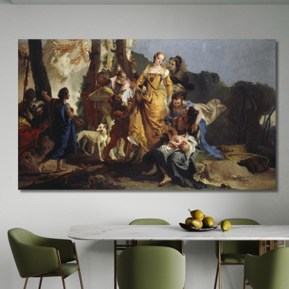Il Ritrovamento Di Mosè Giovanni Battista Tiepolo gbt43 quadro stampato su tela