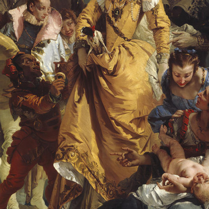 Il Ritrovamento Di Mosè Giovanni Battista Tiepolo gbt43 quadro stampato su tela