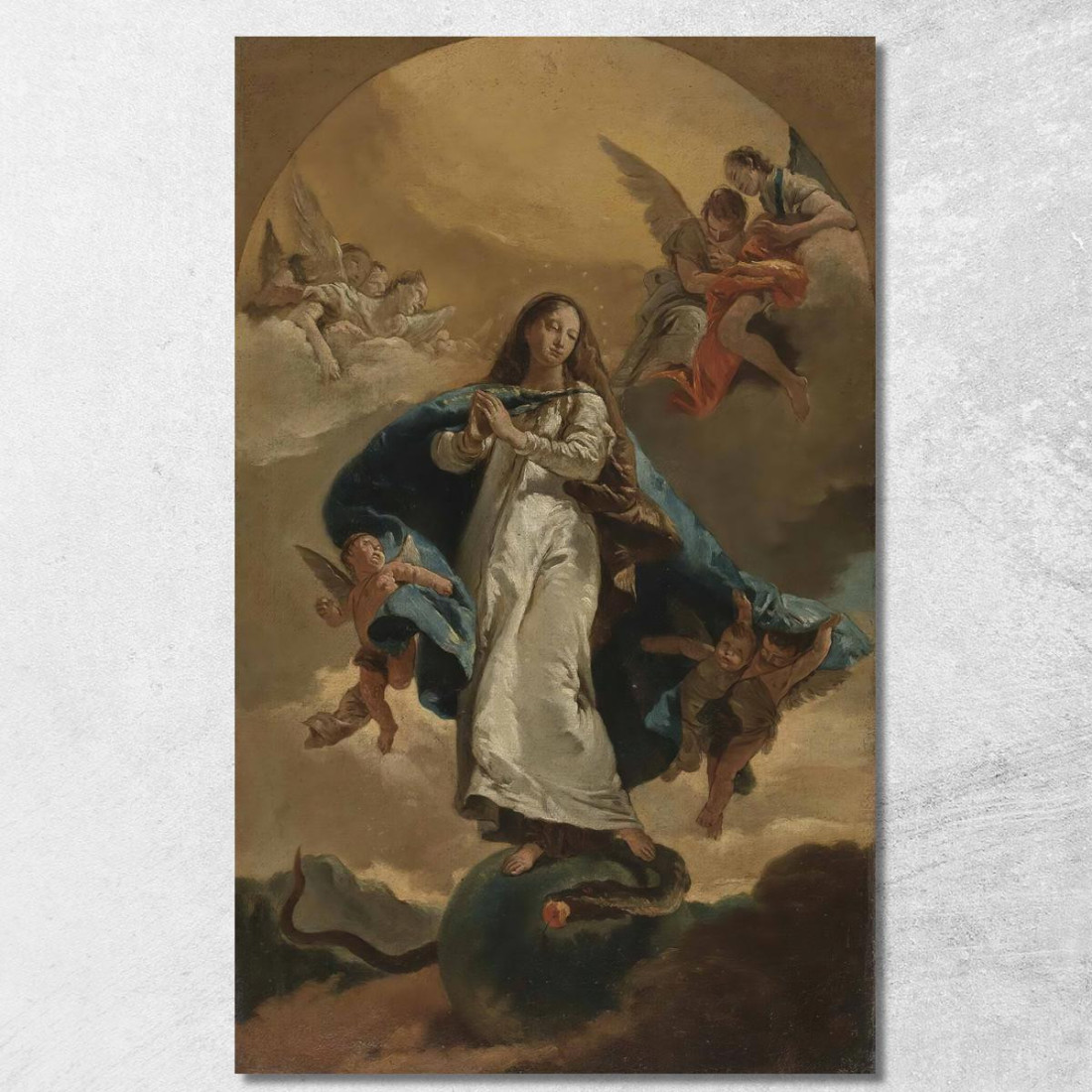 L'Immacolata Concezione Giovanni Battista Tiepolo gbt47 quadro stampato su tela