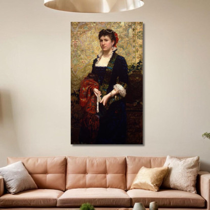 La Principessa Marie Lubomirska Henryk Siemiradzki hsm33 quadro stampato su tela