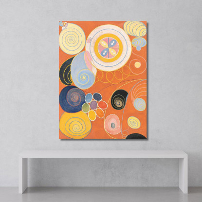 Gruppo Iv N. 3. I Dieci Giovani Più Grandi Hilma af Klint hak8 quadro stampato su tela