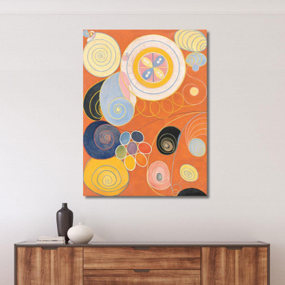 Gruppo Iv N. 3. I Dieci Giovani Più Grandi Hilma af Klint hak8 quadro stampato su tela