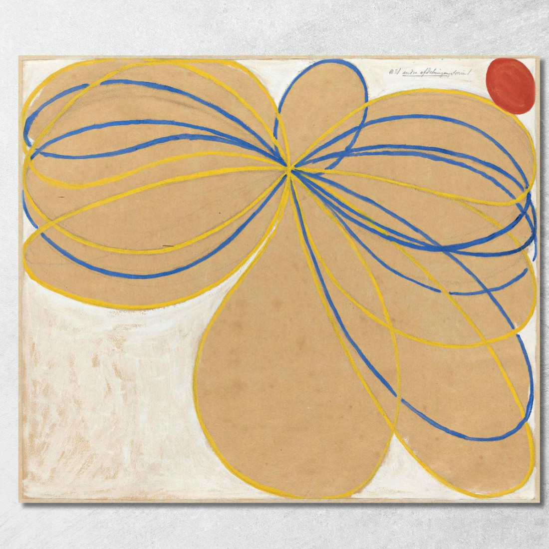 La Stella A Sette Punte N. 1 Hilma af Klint hak22 quadro stampato su tela