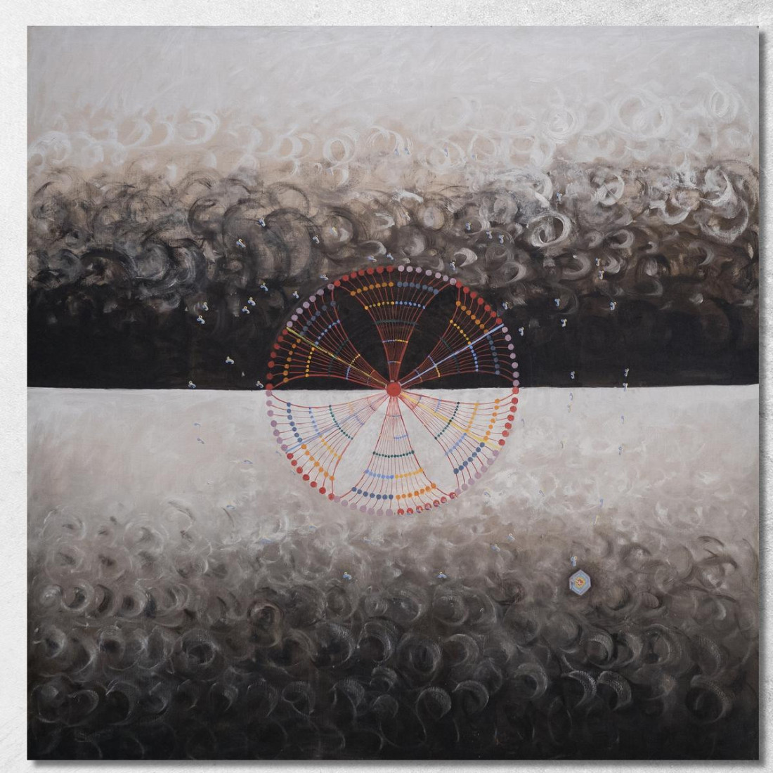 Il Cigno N. 10 Gruppo Ix-Suw Hilma af Klint hak23 quadro stampato su tela