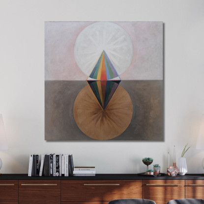 Il Cigno N. 12 Gruppo Ix-Suw Hilma af Klint hak24 quadro stampato su tela