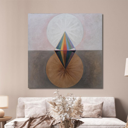 Il Cigno N. 12 Gruppo Ix-Suw Hilma af Klint hak24 quadro stampato su tela