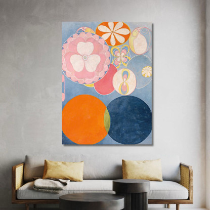 Le Dieci Più Grandi Infanzie N. 2 Hilma af Klint hak27 quadro stampato su tela