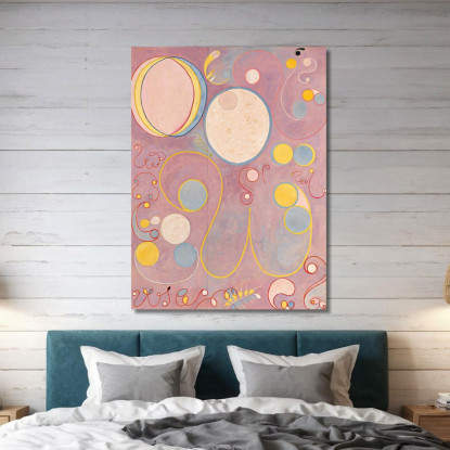 I Dieci Più Grandi N. 8 Dell'Età Adulta Hilma af Klint hak31 quadro stampato su tela