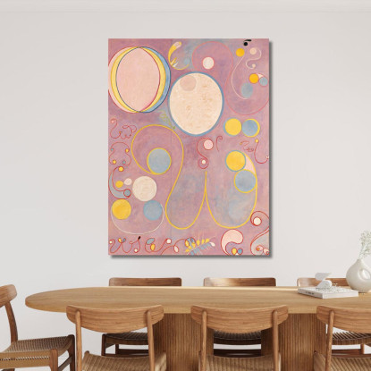 I Dieci Più Grandi N. 8 Dell'Età Adulta Hilma af Klint hak31 quadro stampato su tela