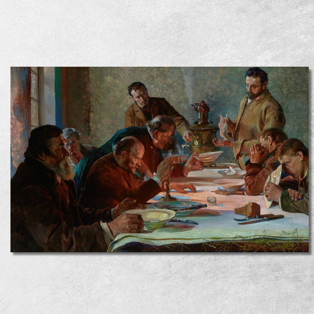Vigilia Di Natale In Siberia Jacek Malczewski jml15 quadro stampato su tela
