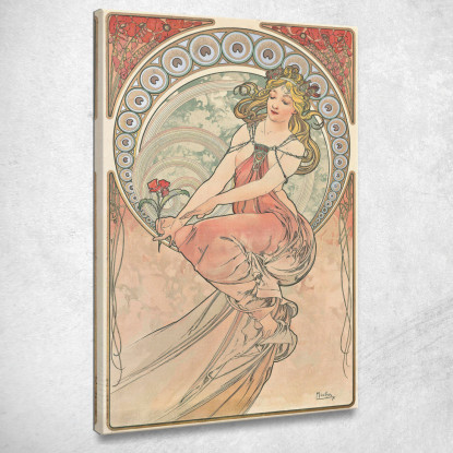 Il Dipinto Alphonse Mucha amu59 quadro stampato su tela