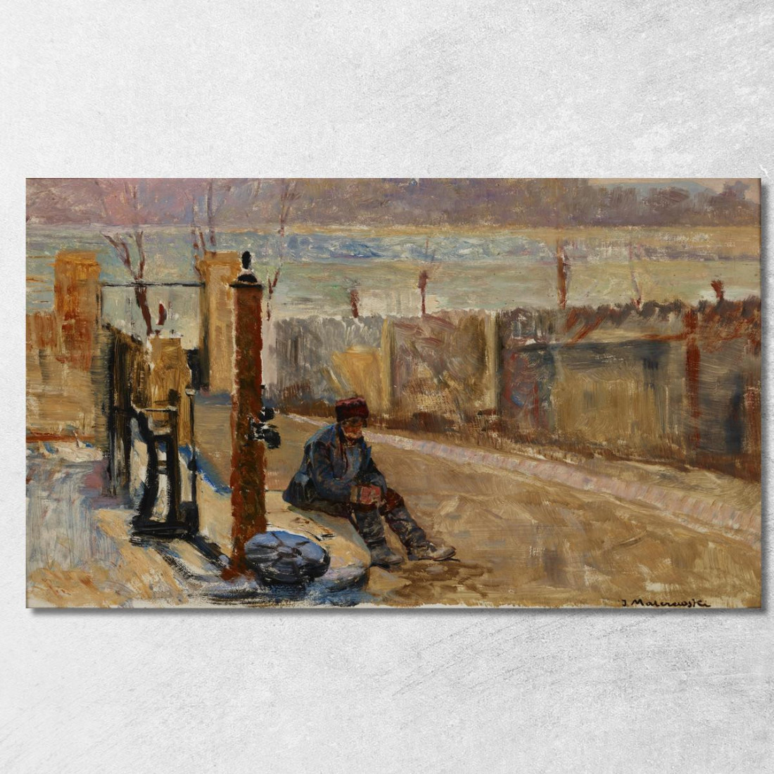 Argini Della Vistola Jacek Malczewski jml27 quadro stampato su tela