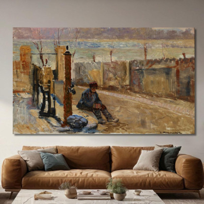 Argini Della Vistola Jacek Malczewski jml27 quadro stampato su tela
