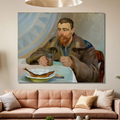 Sezione Destra Dell'Esilio Del Trittico Jacek Malczewski jml29 quadro stampato su tela