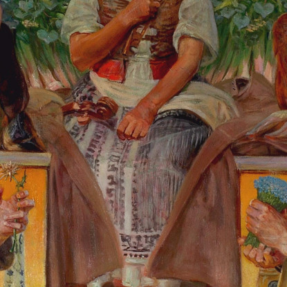 Omaggio All'Arte E Alla Musa Jacek Malczewski jml40 quadro stampato su tela