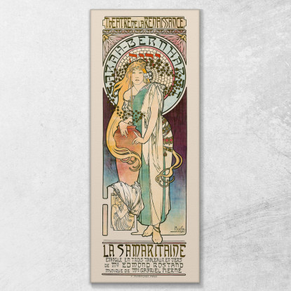 La Samaritana 1897 Alphonse Mucha amu62 quadro stampato su tela