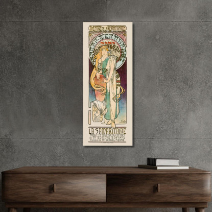 La Samaritana 1897 Alphonse Mucha amu62 quadro stampato su tela