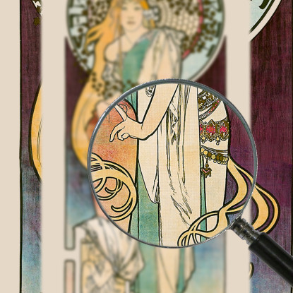 La Samaritana 1897 Alphonse Mucha amu62 quadro stampato su tela