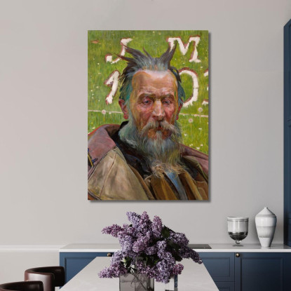 Mosé Jacek Malczewski jml58 quadro stampato su tela