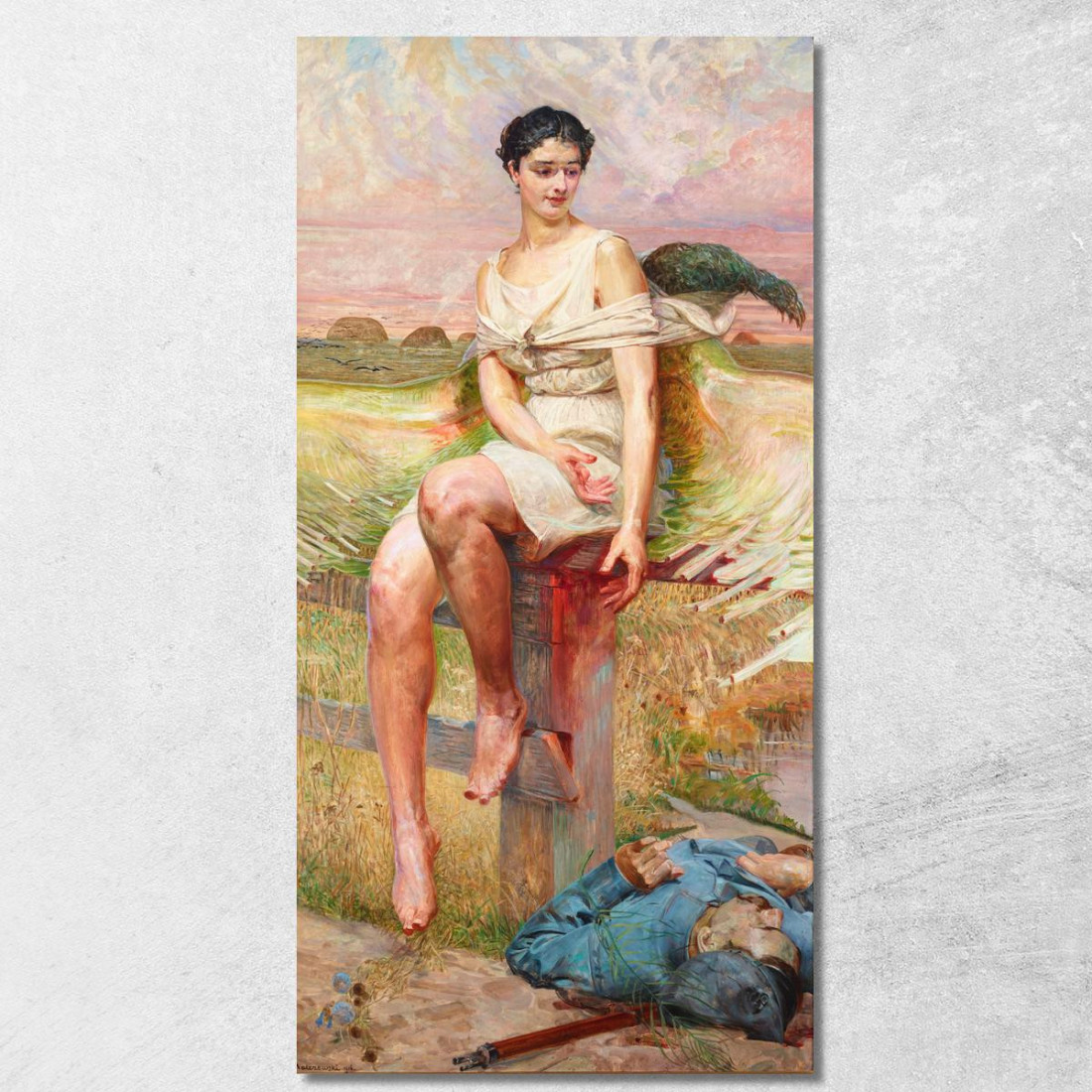 Nike Delle Legioni Jacek Malczewski jml68 quadro stampato su tela