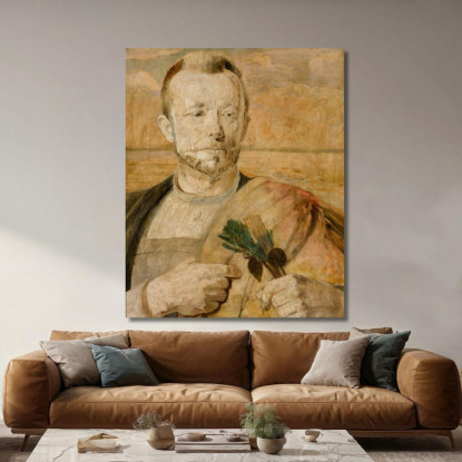Ritratto Di Alessandro Mroczkowski Jacek Malczewski jml79 quadro stampato su tela