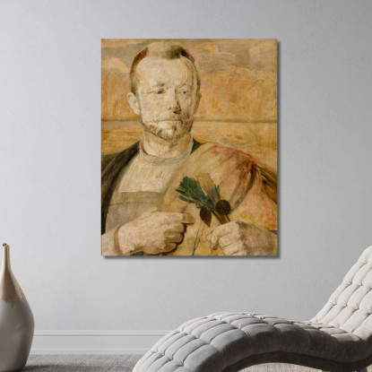 Ritratto Di Alessandro Mroczkowski Jacek Malczewski jml79 quadro stampato su tela