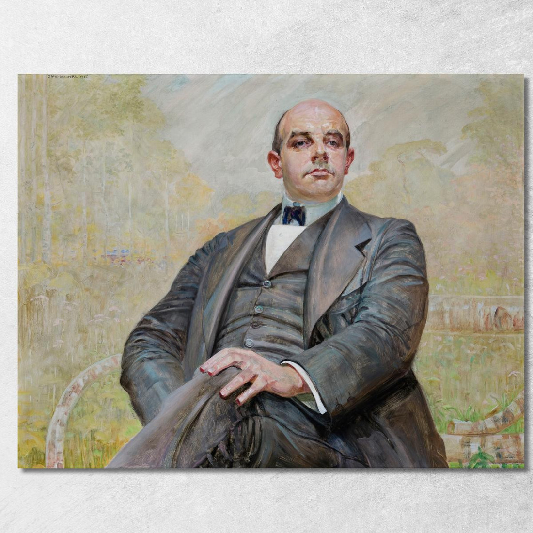 Ritratto Di Edoardo Maurizio Jacek Malczewski jml85 quadro stampato su tela