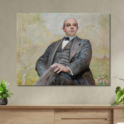 Ritratto Di Edoardo Maurizio Jacek Malczewski jml85 quadro stampato su tela